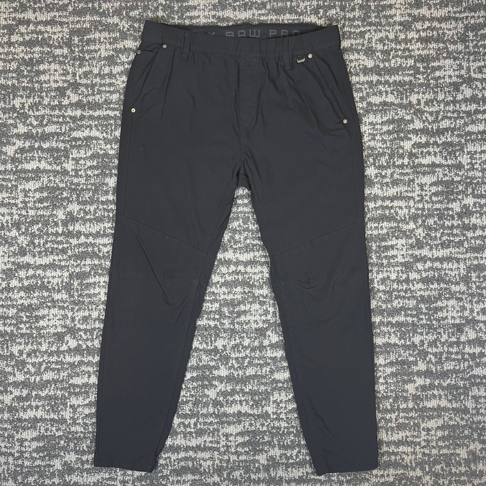 Projek Raw Jogger Pants Mens XL Black Classic Fit Technical Stretch Pinhole